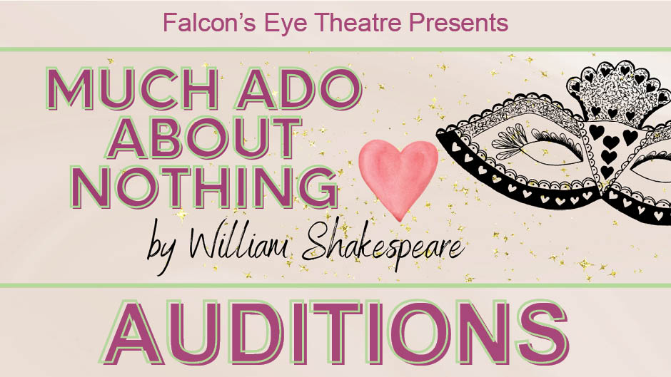 "Much Ado About Nothing" audition graphics