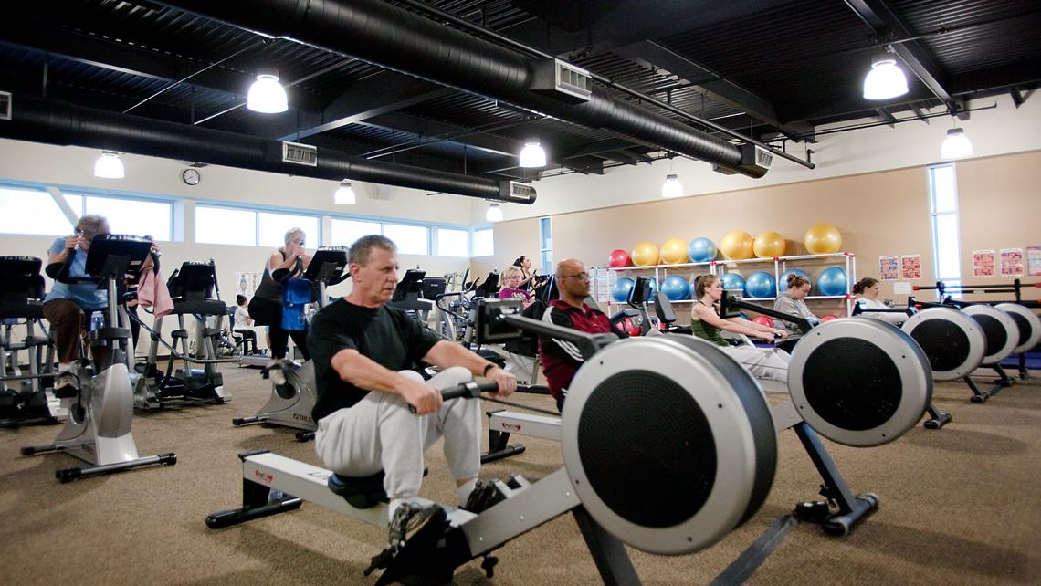 Folsom Lake College, Main Campus Physical Education interior workout room