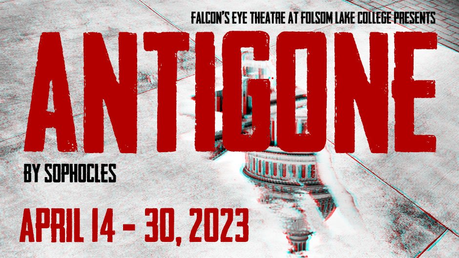 "Antigone" play graphic