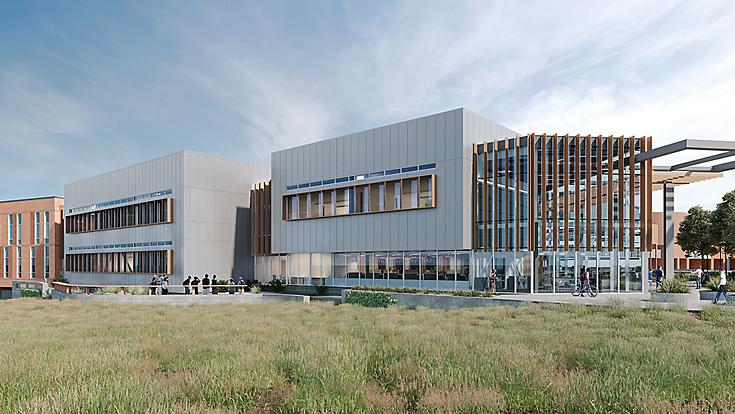 Rendering of the Science Center at Folsom Lake College